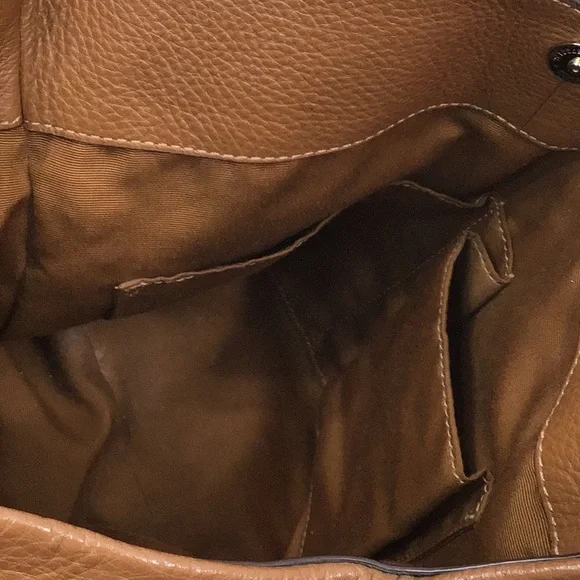 Coach Madison Phoebe cognac shoulder bag